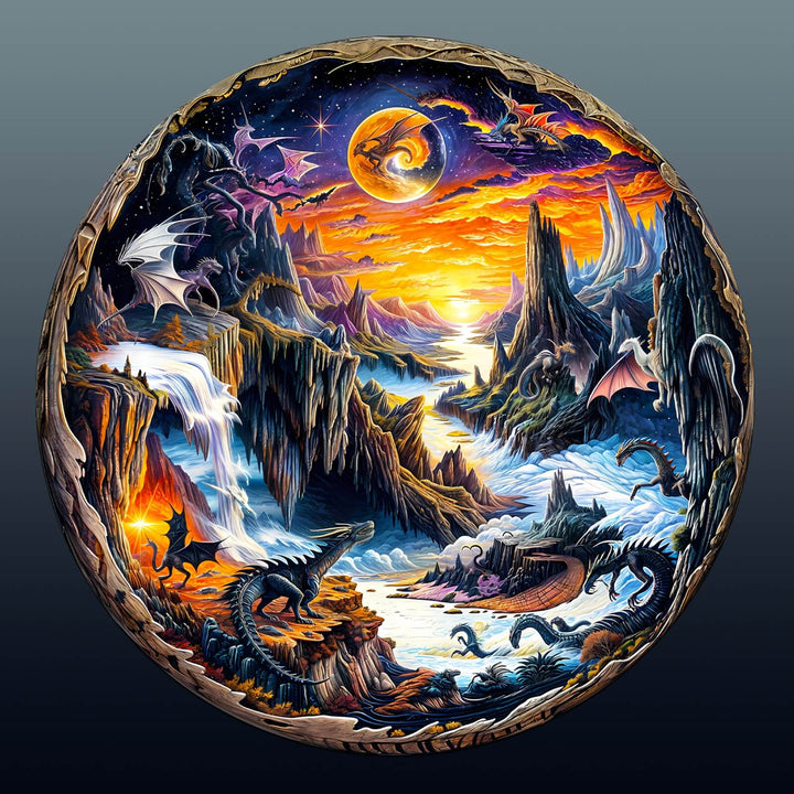 3D Fantasy World Wooden Jigsaw Puzzle - By Woodbests