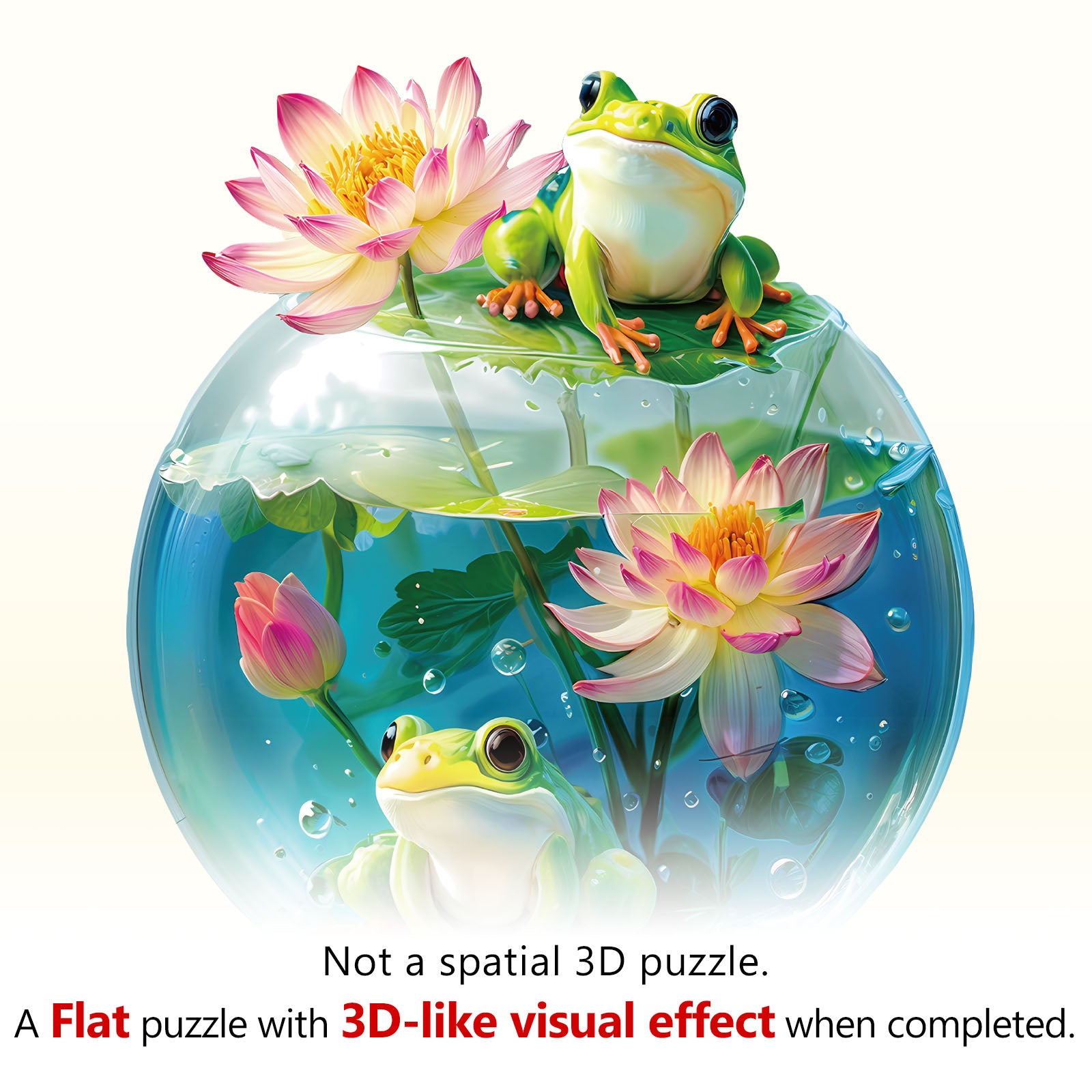 Puzzle en Bois Grenouille Havre de Bulles