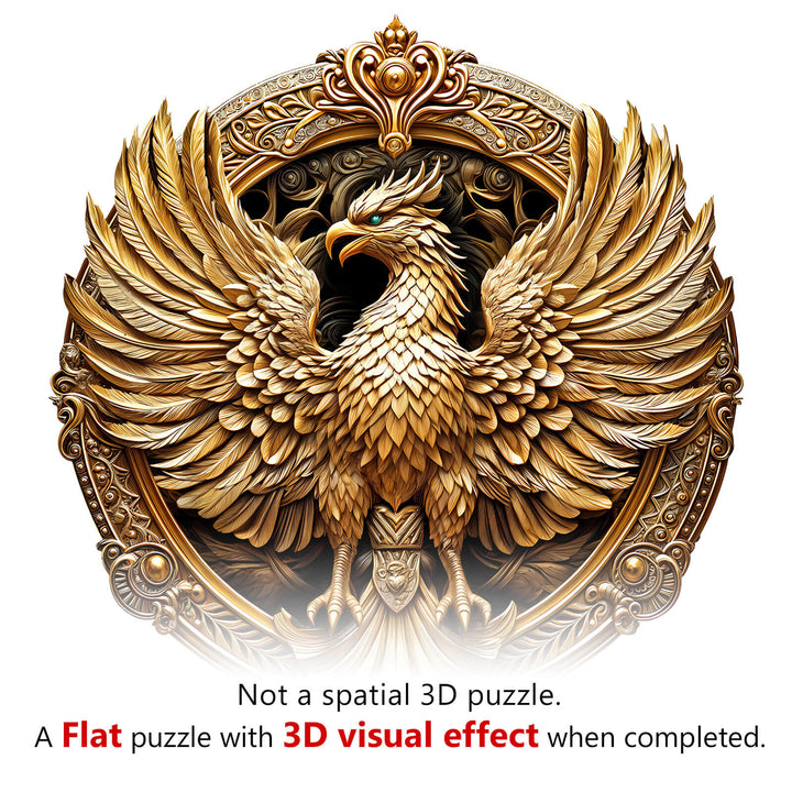 Puzzle en bois Dragon chinois 3D-1