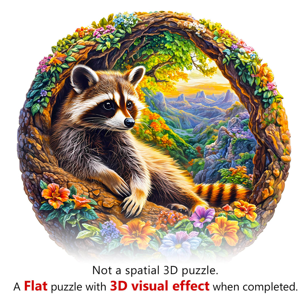 Puzzle en bois du monde fantastique 3D