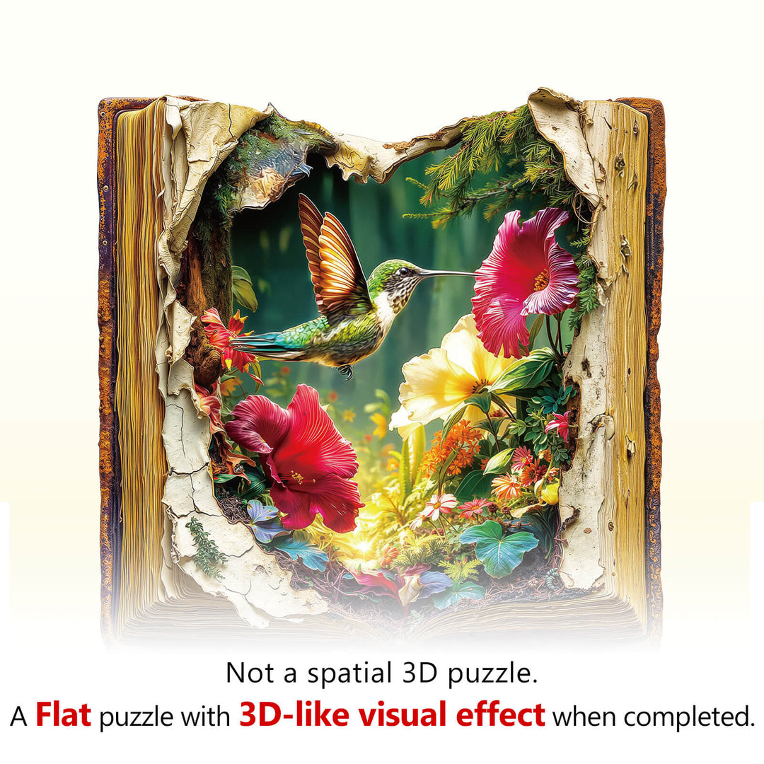 Whispering Wings Wooden Jigsaw Puzzle
