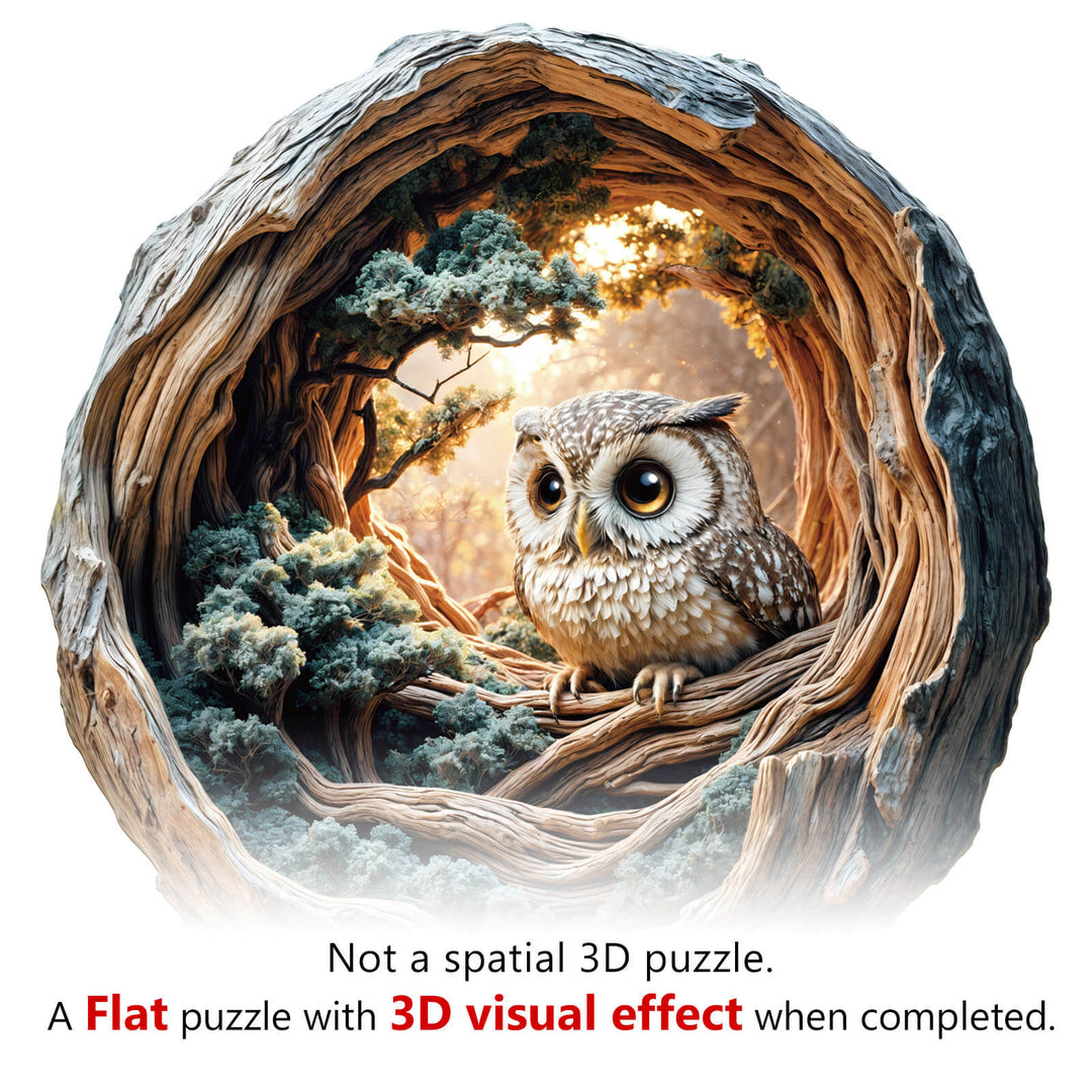 3D Silent Wisdom Wooden Jigsaw Puzzle