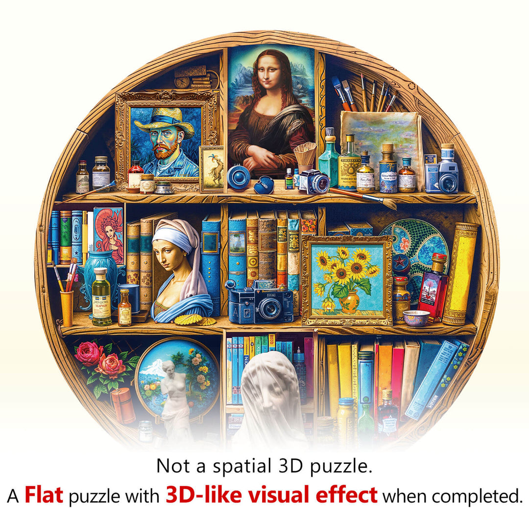 Artist Closet Wooden Jigsaw Puzzle