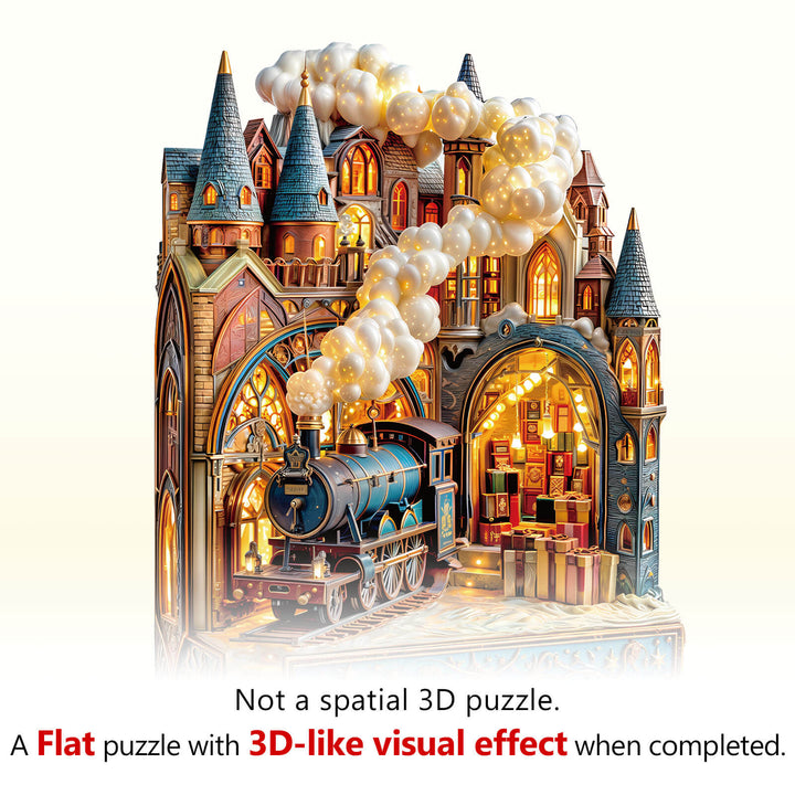 Cloud Platform Wooden Jigsaw Puzzle