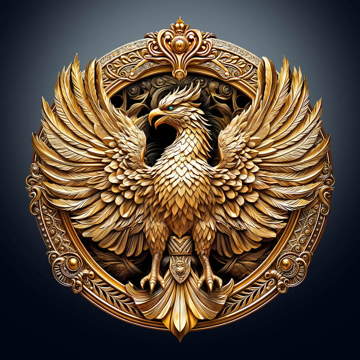 3D Metal Phoenix Wooden Jigsaw Puzzle - Woodbests