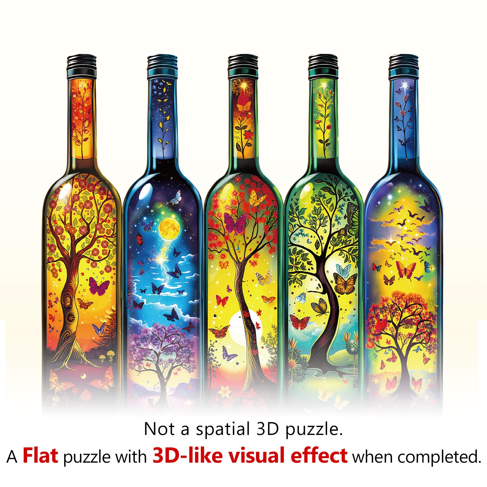Bottle of Life Wooden Jigsaw Puzzle