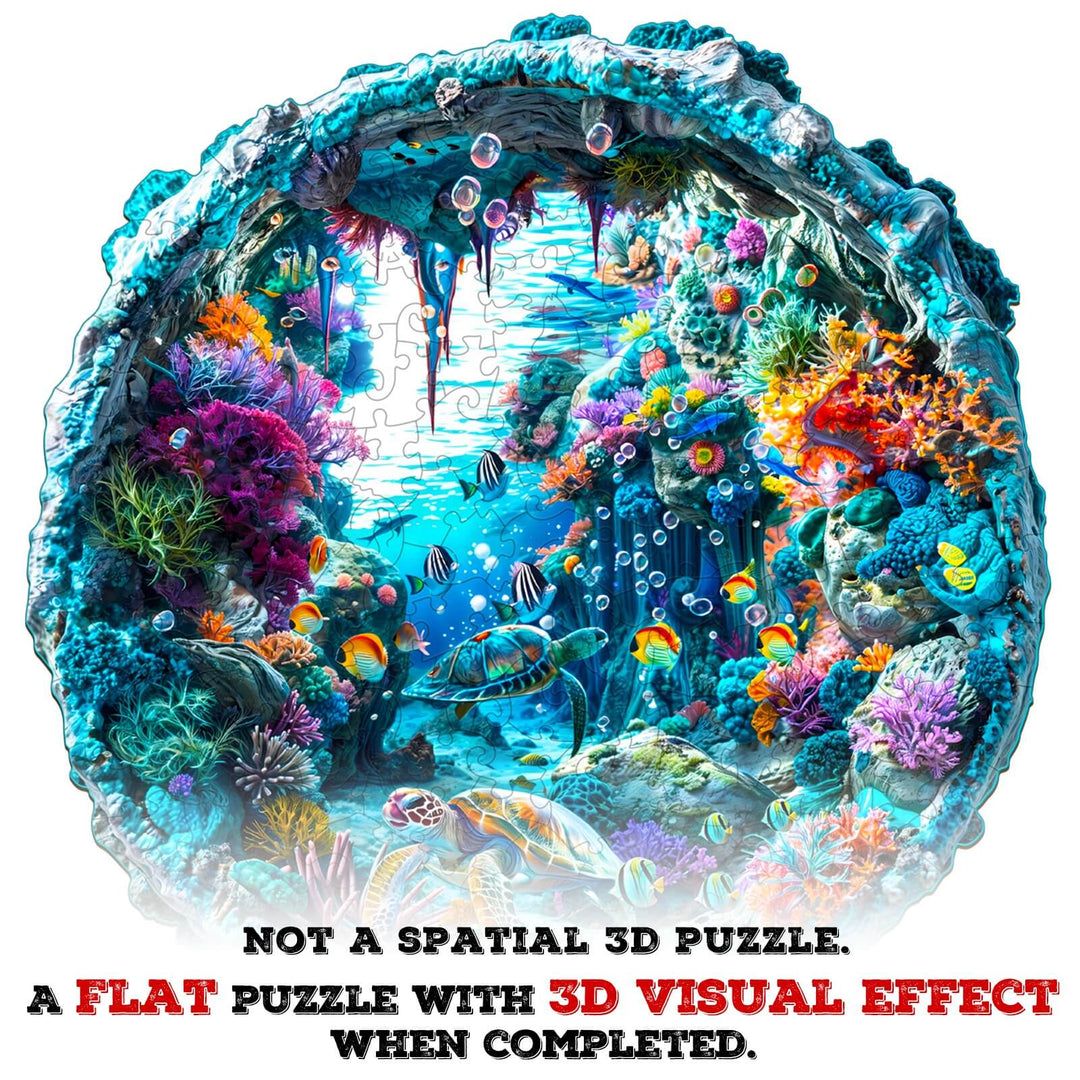 3D Seabed Wooden Jigsaw Puzzle