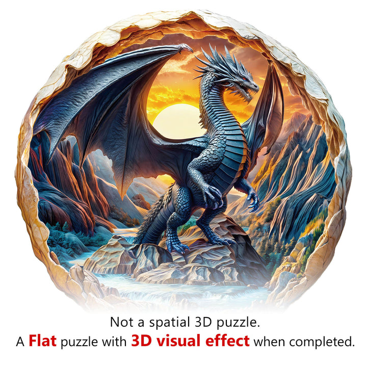 Puzzle en bois du monde fantastique 3D