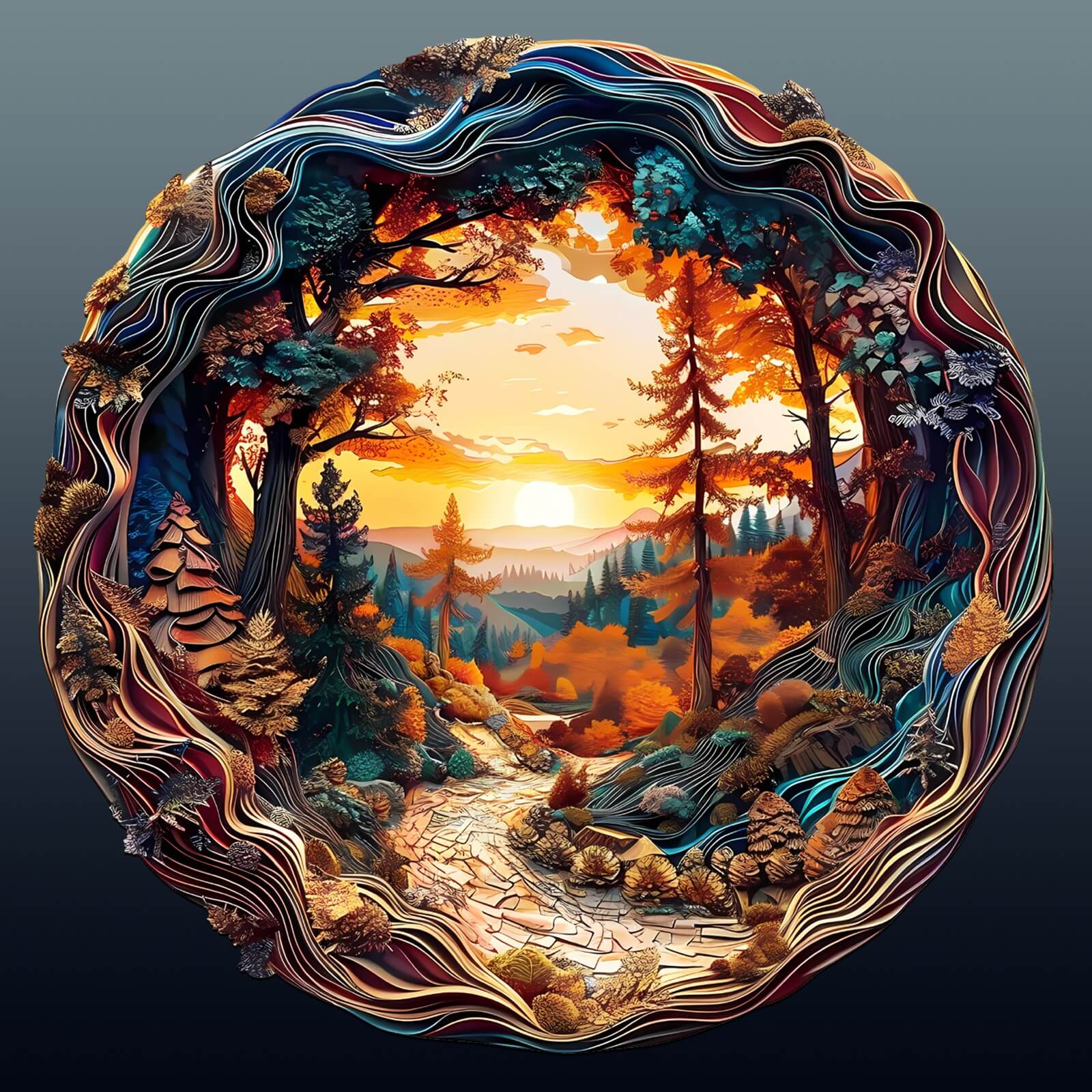 WOODBESTS | 3D Winding Road Wooden Puzzle – Woodbests