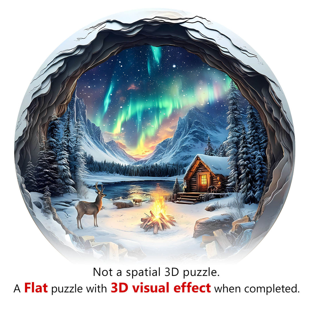 3D Aurora World Wooden Jigsaw Puzzle