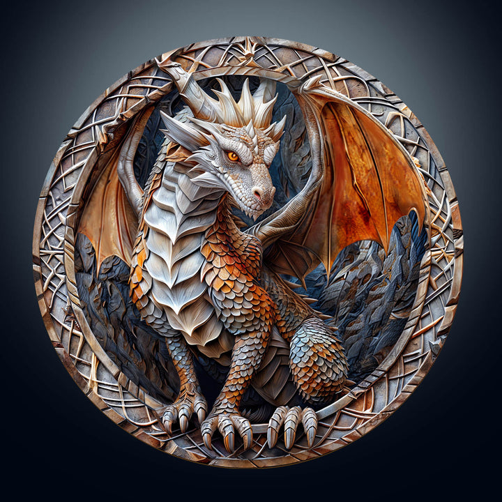 3D Cave Dragon Wooden Jigsaw Puzzle - By Woodbests