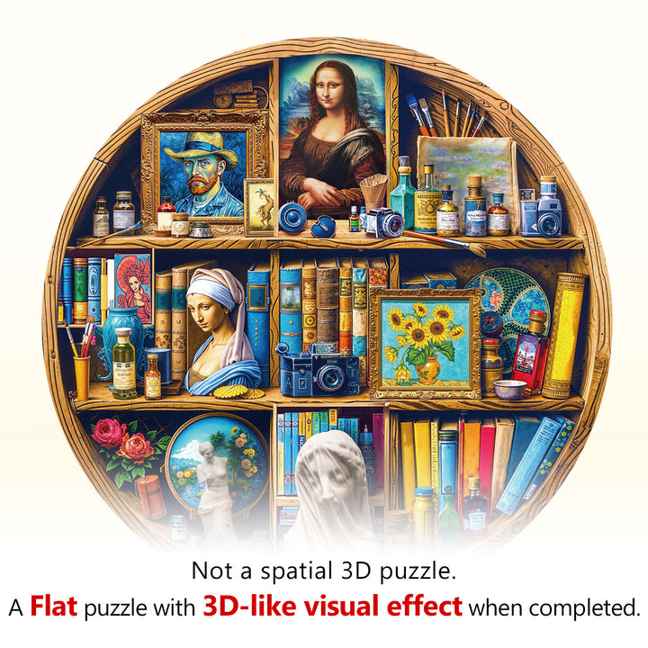 Artist Closet Wooden Jigsaw Puzzle