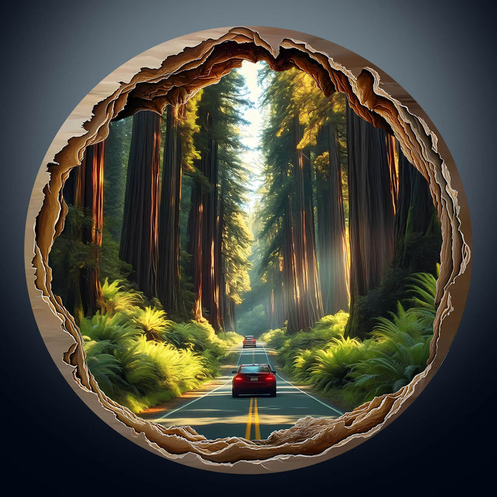 3D Redwood Forest Wooden Jigsaw Puzzle - Woodbests