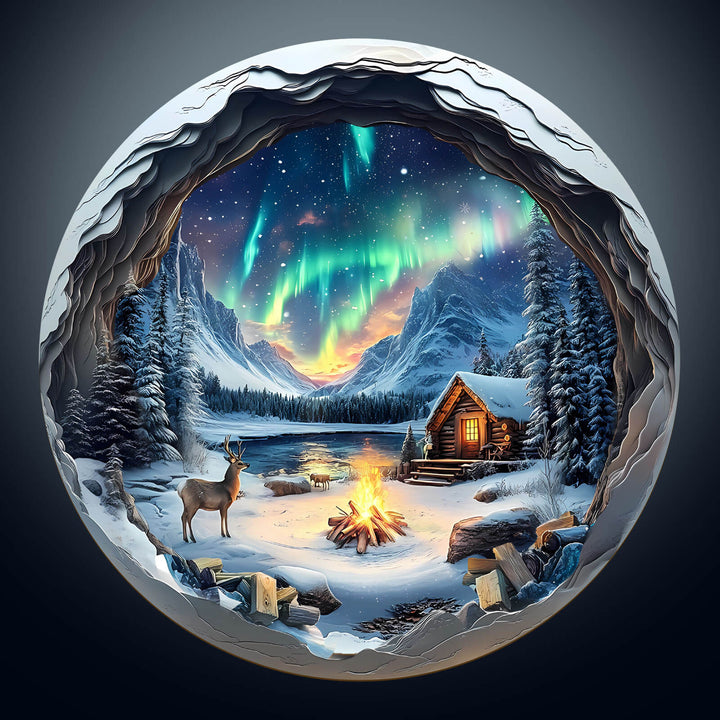 Puzzle en bois Aurora-1 3D