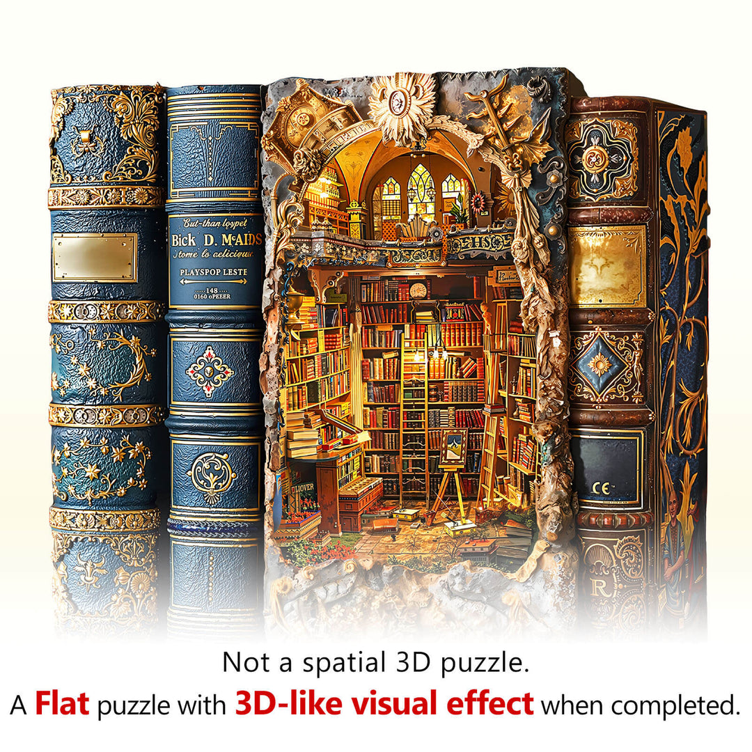 StoryRealm Tome Wooden Jigsaw Puzzle