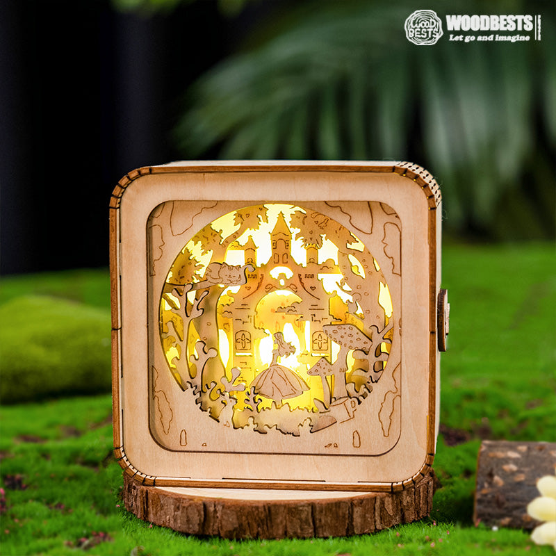 DIY Forest Adventure Kit, 3D Wooden Puzzle Night Light