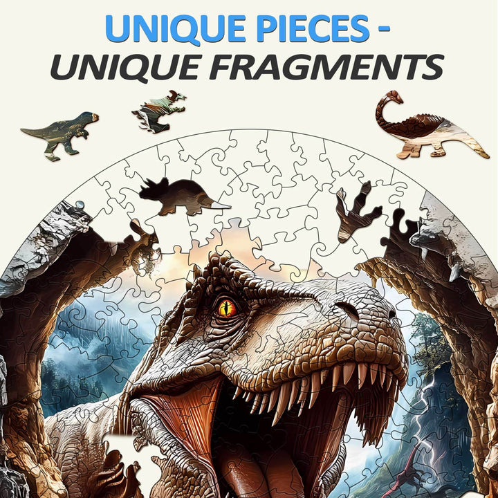 3D T-Rex 2 Wooden Jigsaw Puzzle