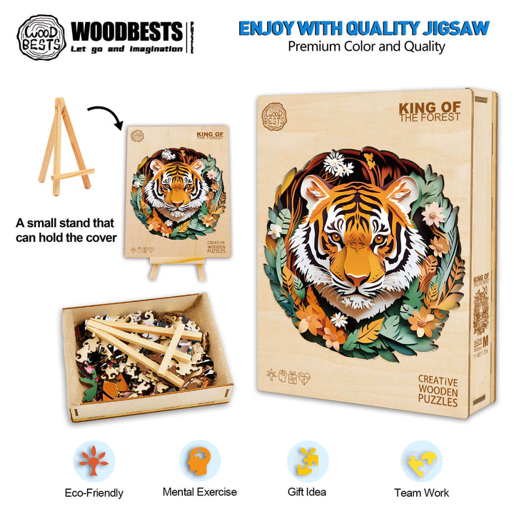 3D King of the Forest Wooden Jigsaw Puzzle