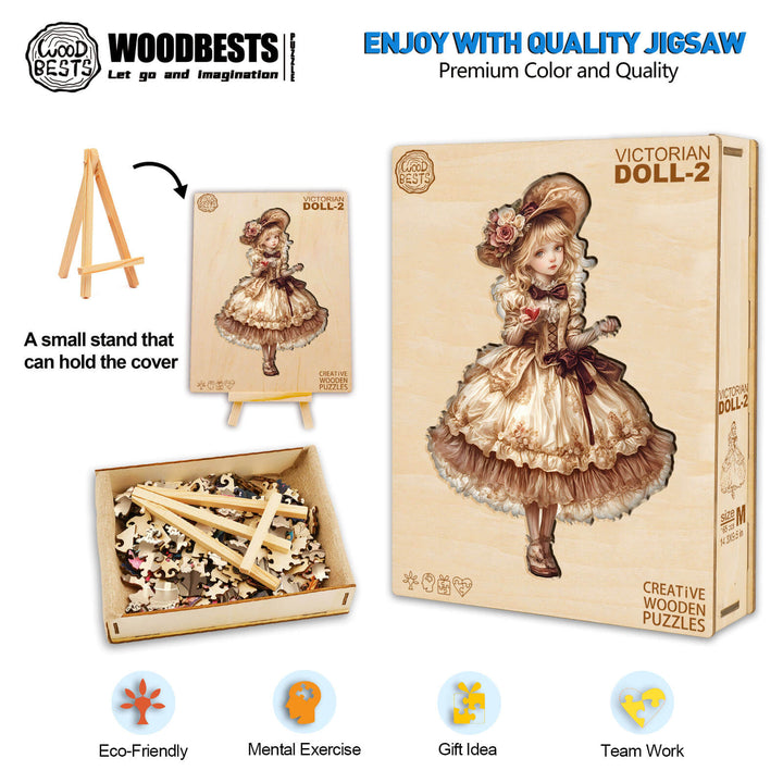 Victorian Doll-2 Wooden Jigsaw Puzzle