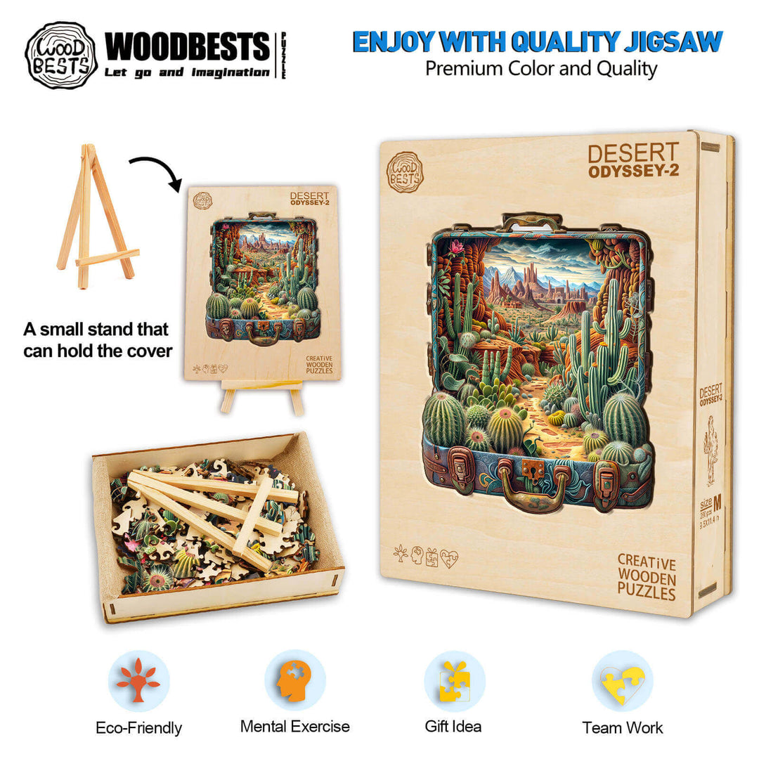 Desert Odyssey-2 Wooden Jigsaw Puzzle