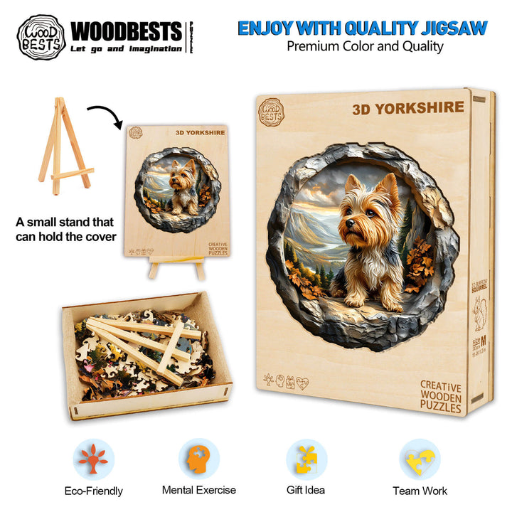 3D Yorkshire Wooden Jigsaw Puzzle