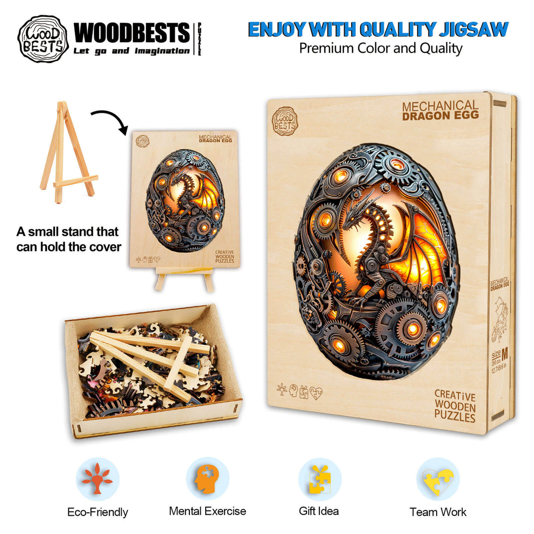 3D Outdoor Bonfire Wooden Jigsaw Puzzle