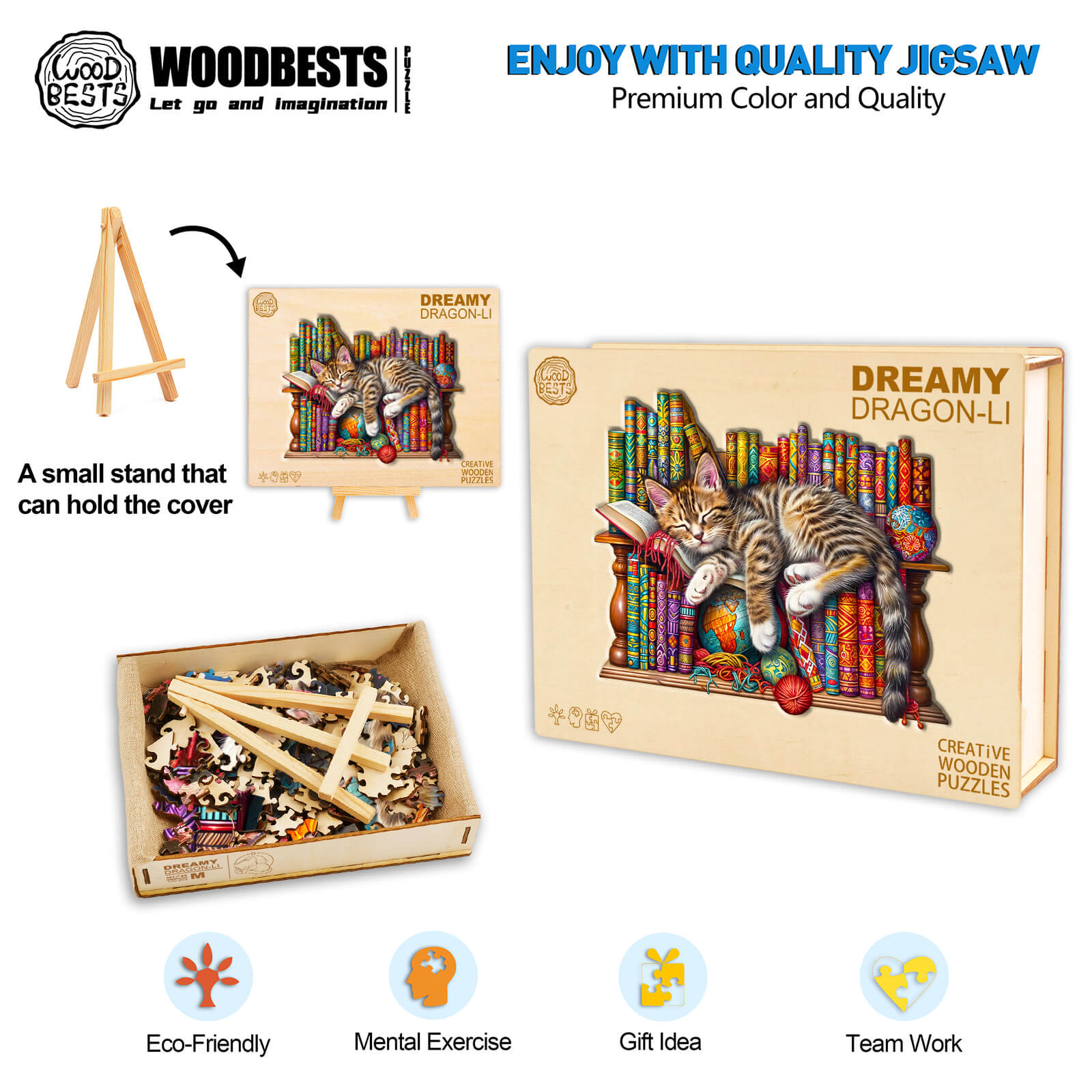 Dreamy Dragon-Li Wooden Jigsaw Puzzle