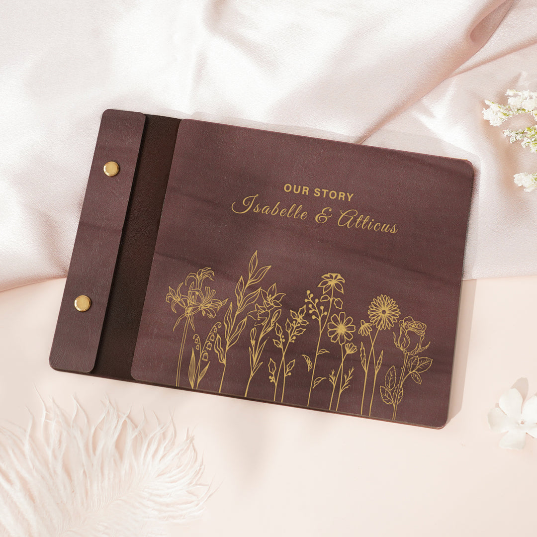 Elegant Wedding Photo Album - Best Wedding Gift