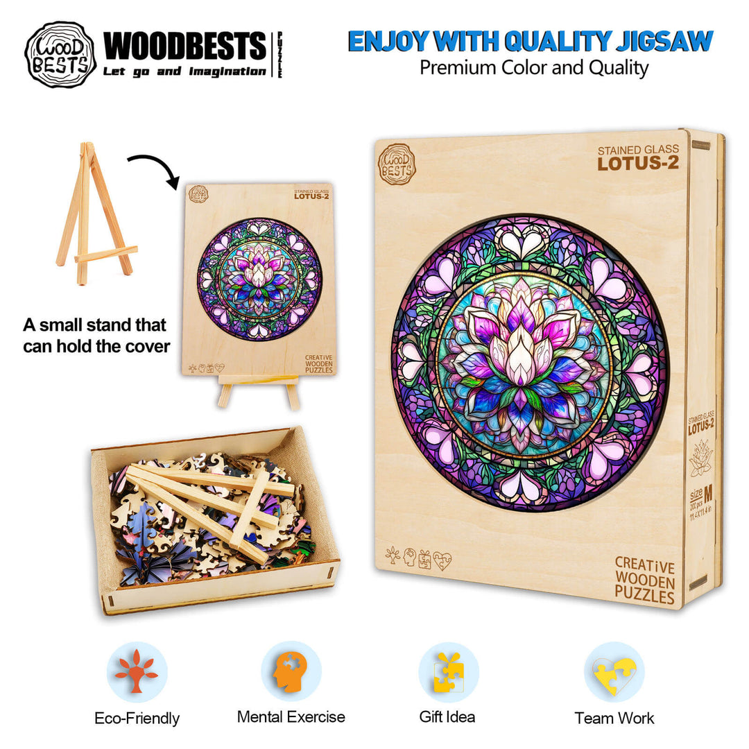 Puzzle en bois Lotus