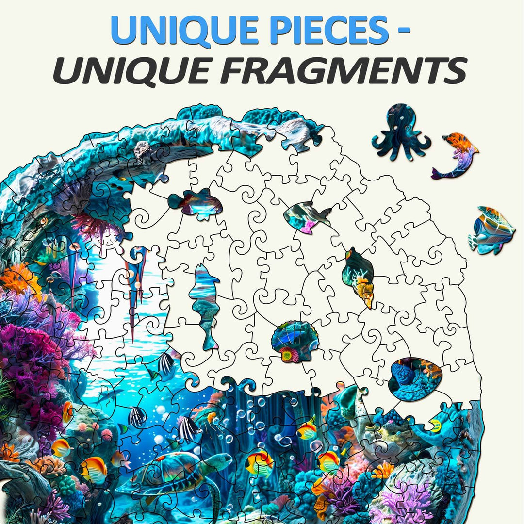 3D Seabed Wooden Jigsaw Puzzle