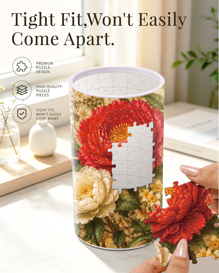 DIY Dimmable Acrylic Puzzle Lamp -Gilded Garden Bouquet
