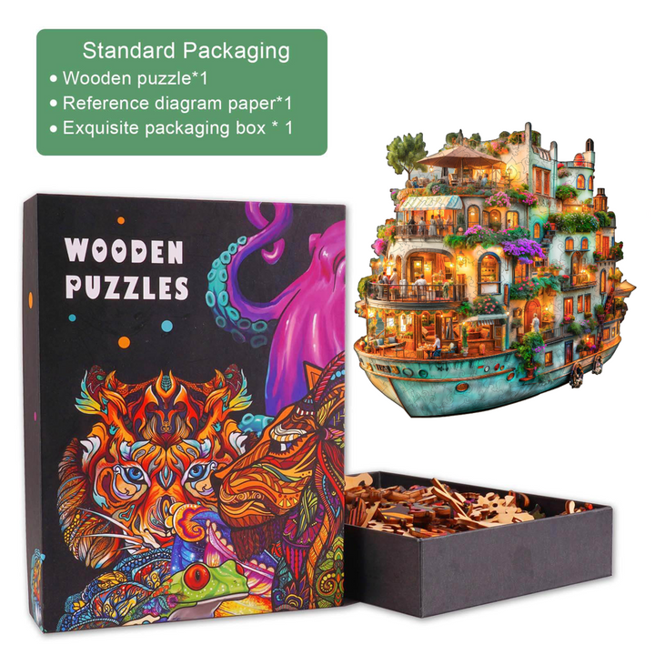 Puzzle en bois Voyage Garden