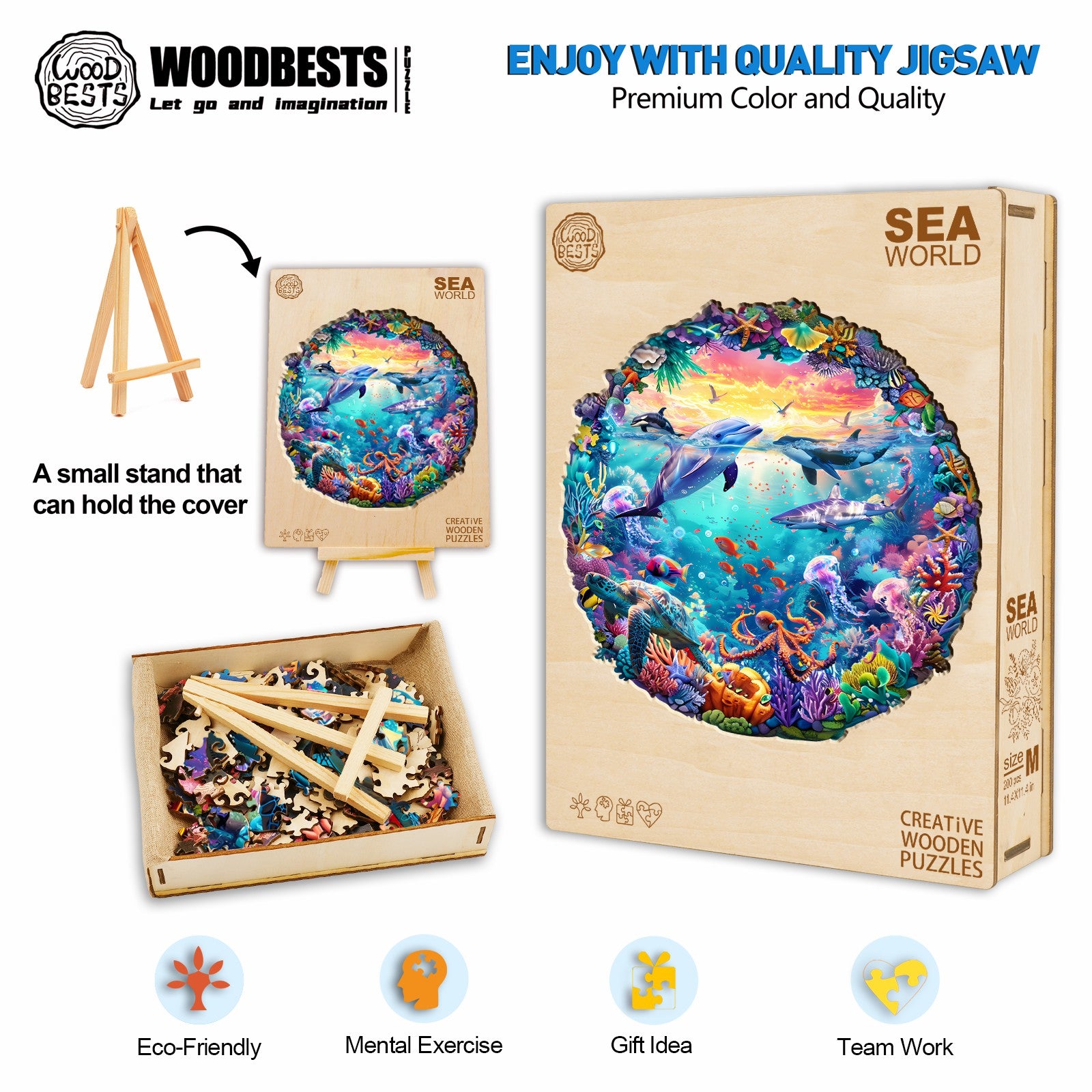 Sea World Wooden Jigsaw Puzzle