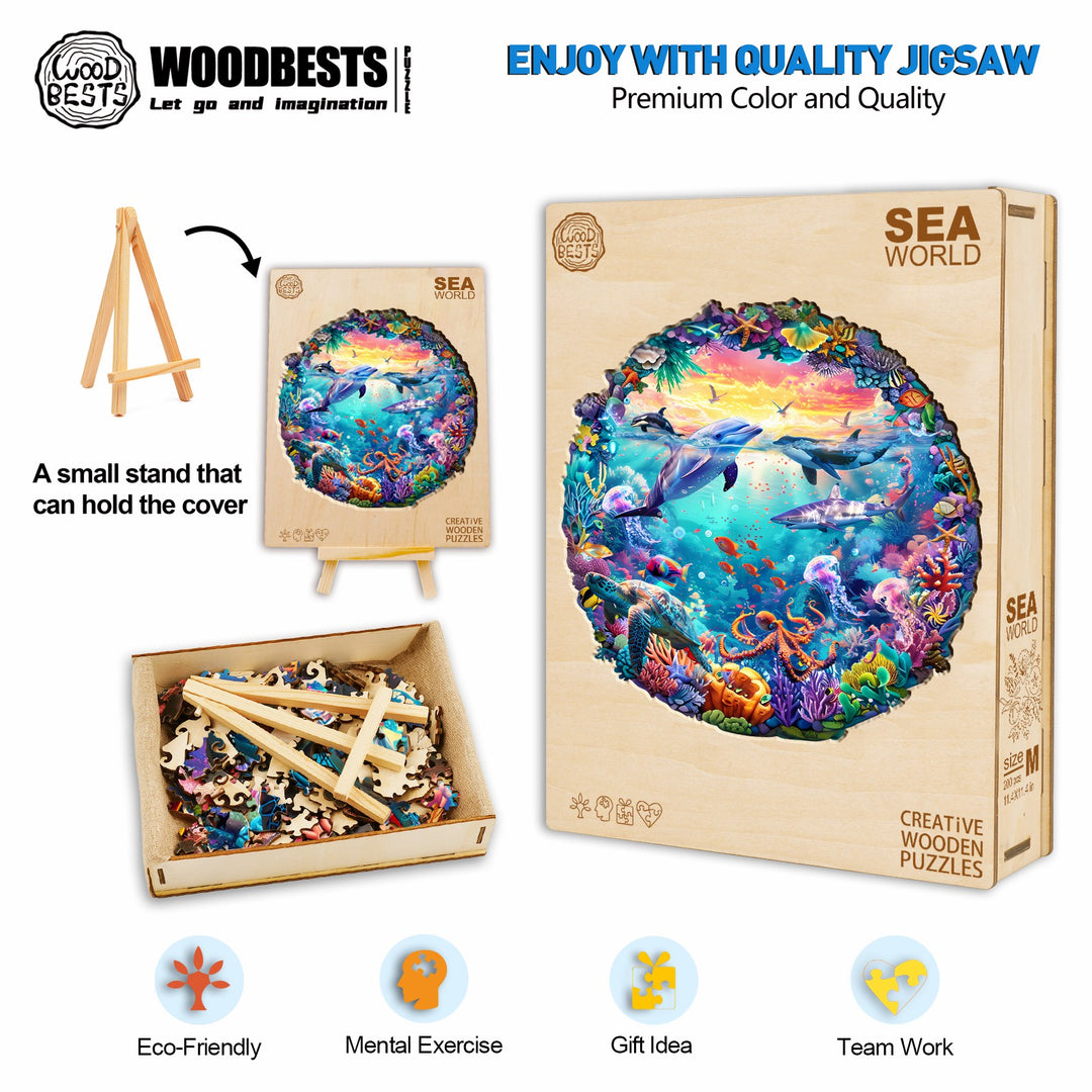 Sea World Wooden Jigsaw Puzzle