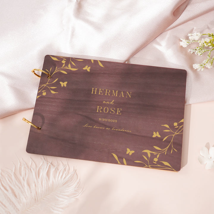 Wooden Wedding Guest Book - Photo Album - Wedding Decor