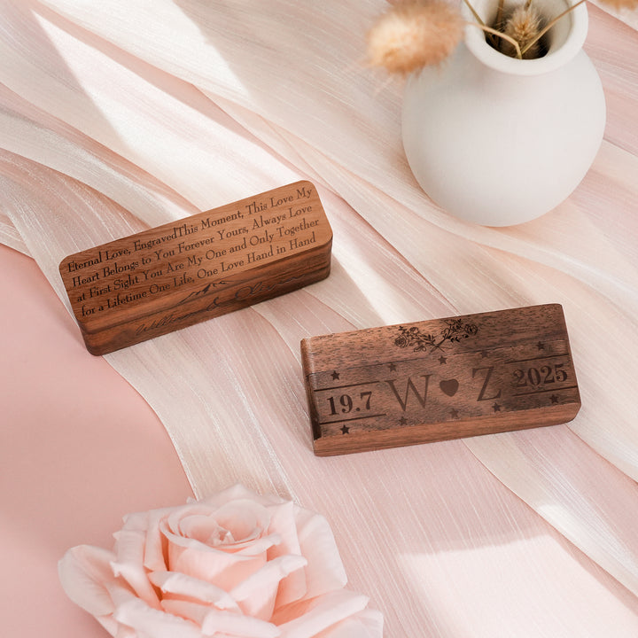 Custom Engraved Heirloom Ring Box