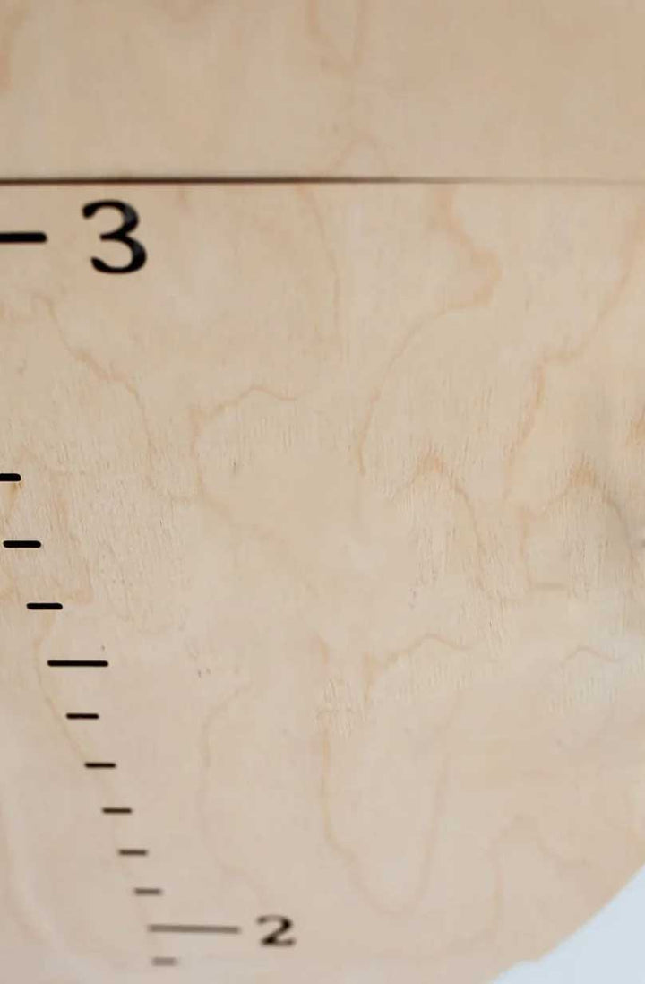 Personalized Wooden Feather Growth Chart Clearance Sale