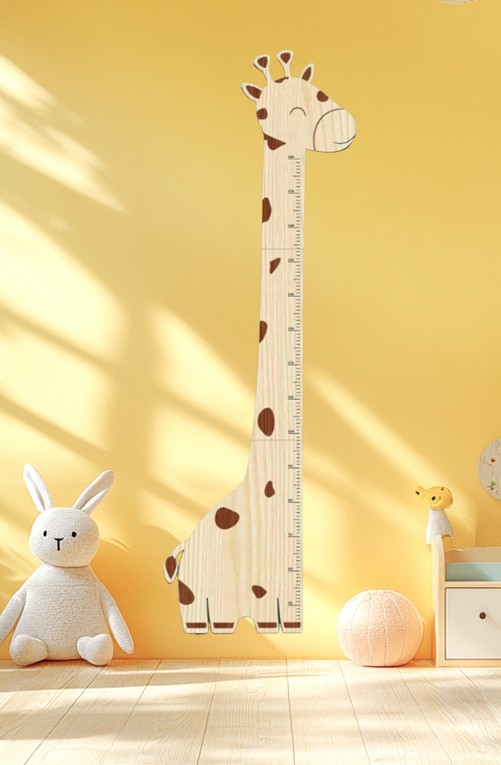 Personalized Wooden Giraffe Growth Chart Height Ruler