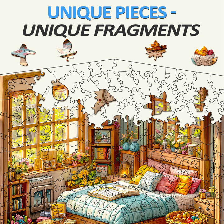 3D Warm Room Wooden Jigsaw Puzzle - By Woodbests