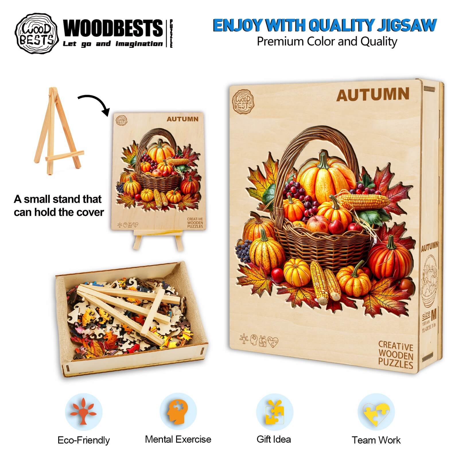 Autumn Wooden Jigsaw Puzzle