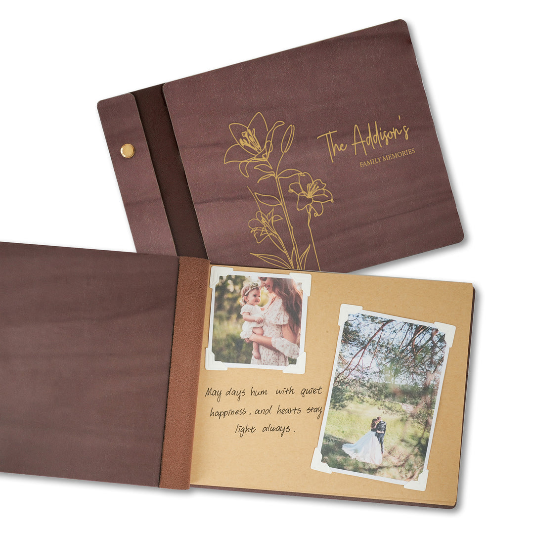Album photo en bois personnalisé Memory-1