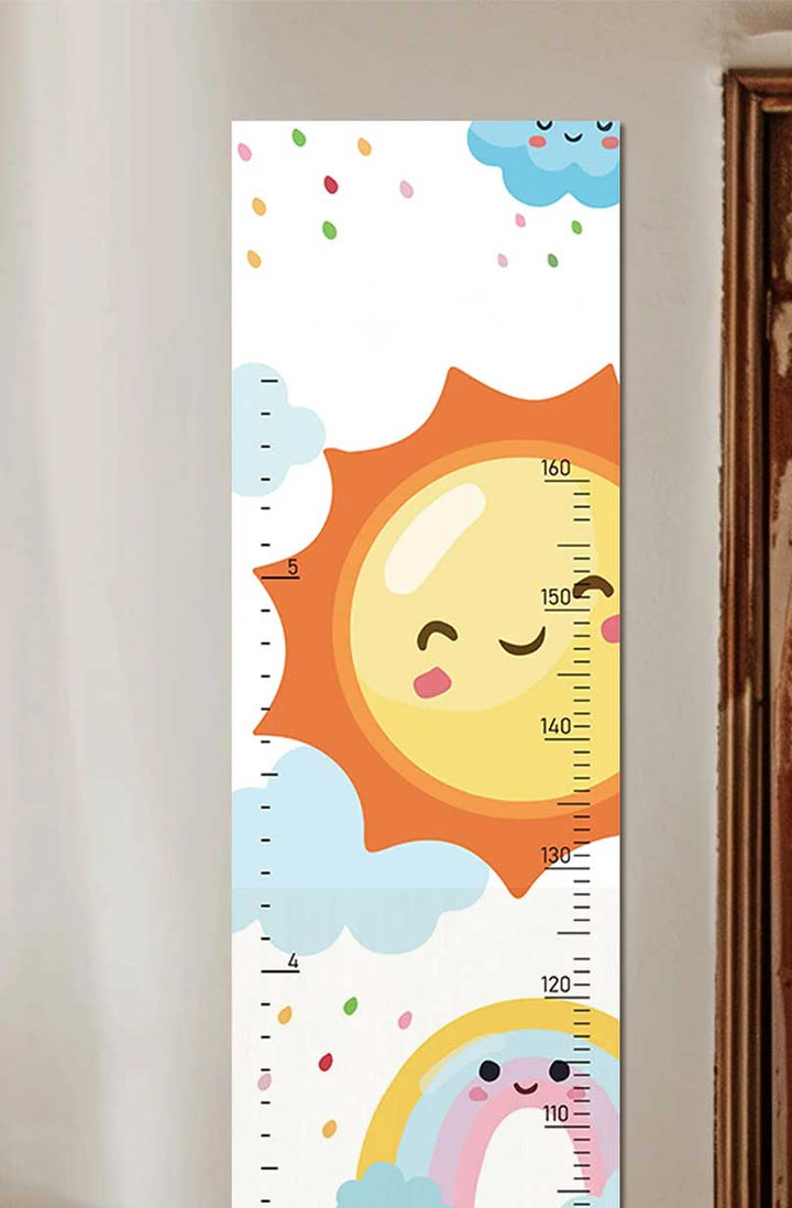 Personalized Wooden Rainbow Growth Chart Height Ruler Clearance Sale
