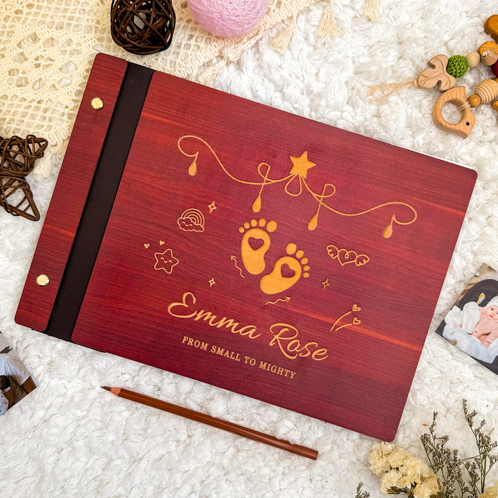 Personalized Baby Memory Book-Baby Photo Album Custom