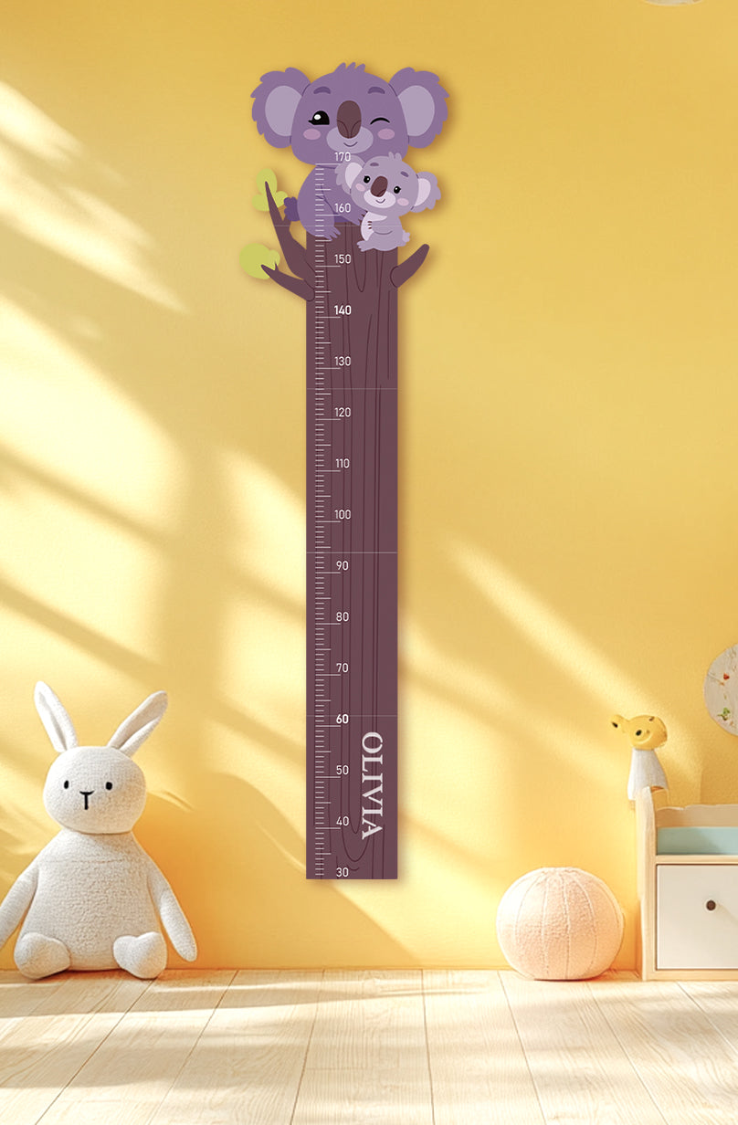 Personalized Wooden Koala Growth Chart Ruler
