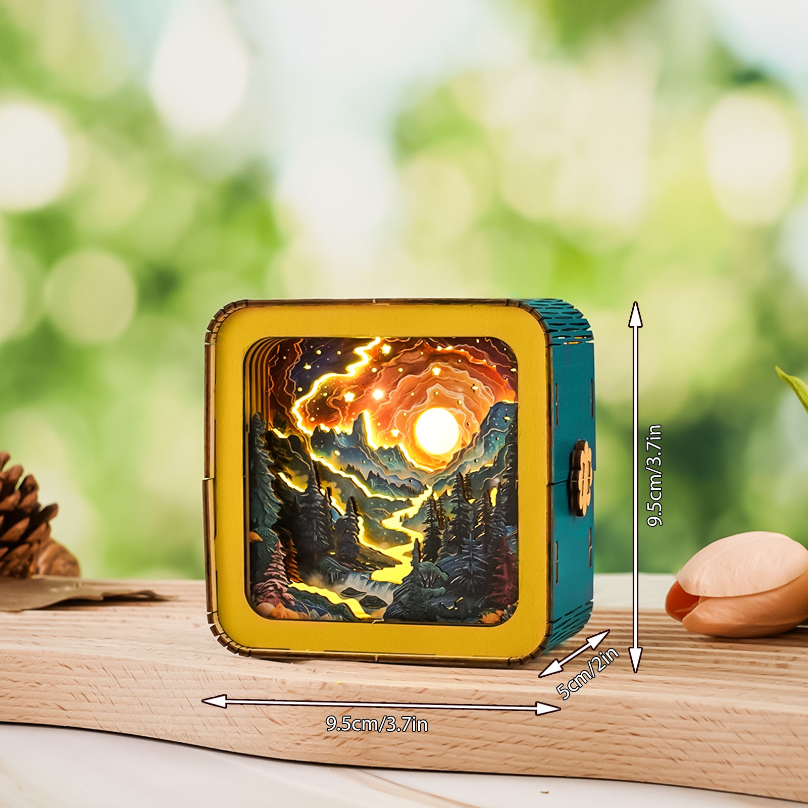 Woodbests 3D Wooden Puzzle Night Light, 3D Puzzle Night Lamp