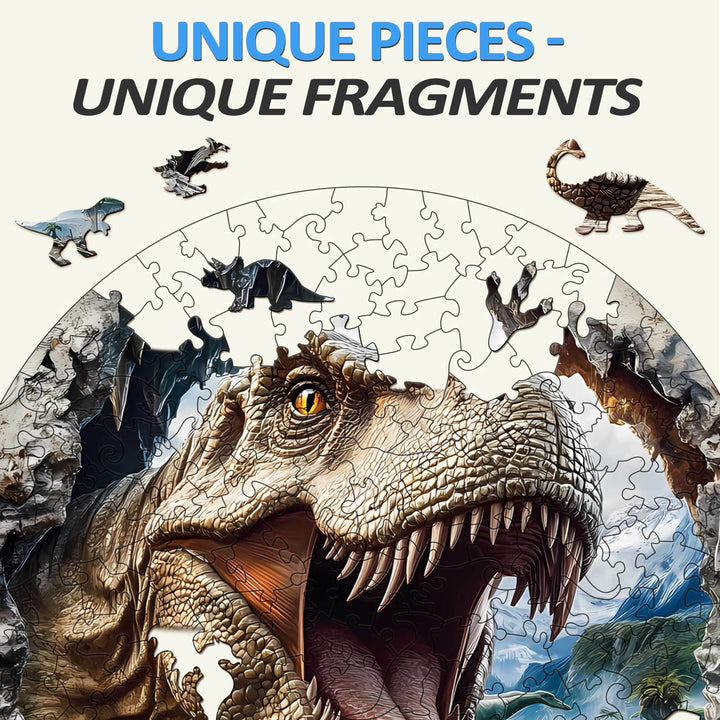 3D T-Rex 3 Wooden Jigsaw Puzzle