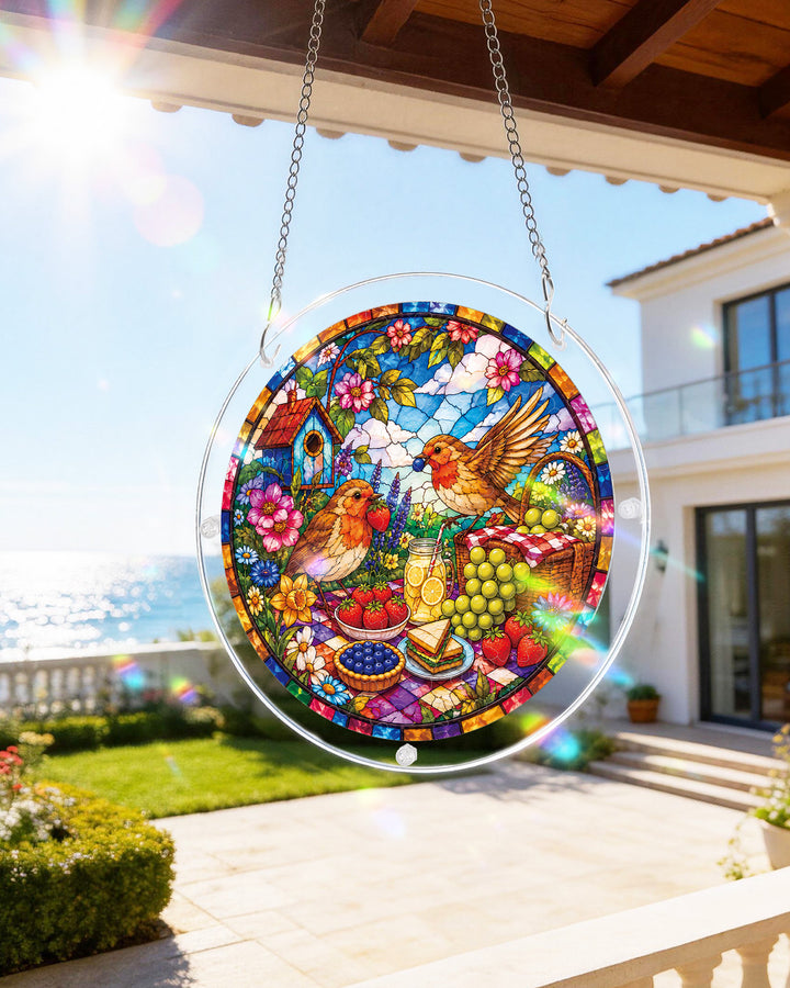 Acrylic Jigsaw Puzzle Suncatcher - Country Harvest