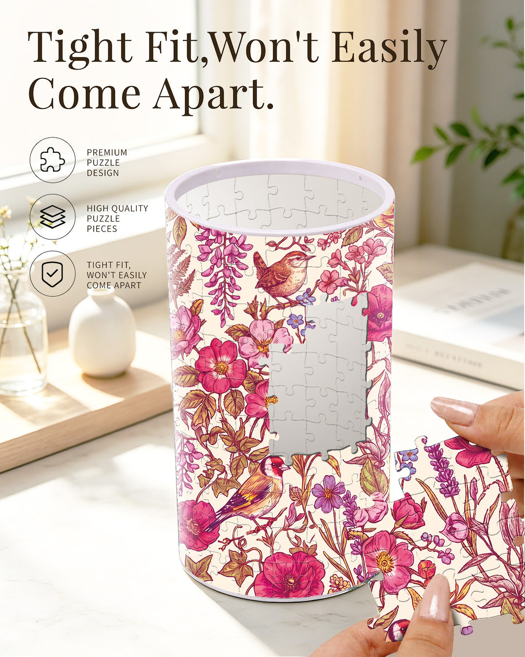 DIY Dimmable Acrylic Puzzle Lamp -Secret Garden Whispers