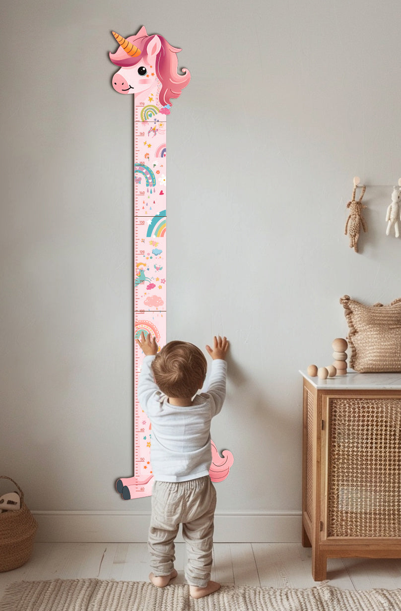 Personalized Wooden Unicorn Growth Chart Ruler