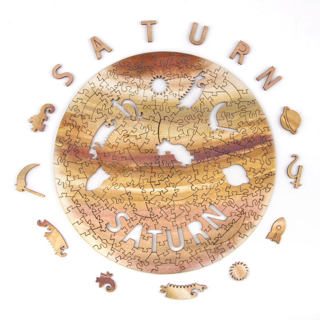 Space Planet Wooden Jigsaw Puzzle